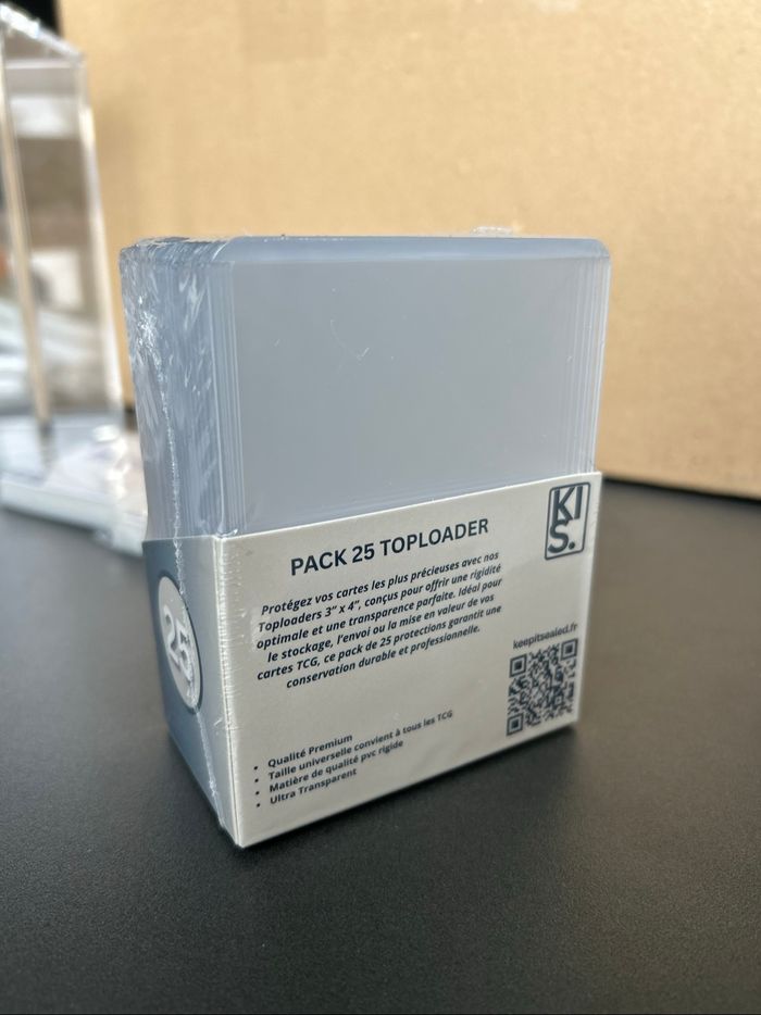 Lot 9 Packs Toploaders Premium Ultra Transparent KIS - photo numéro 3