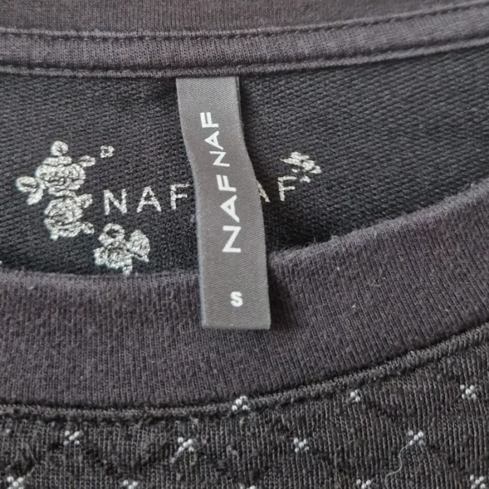 Pull noir élégant - Naf Naf - Taille S - photo numéro 4