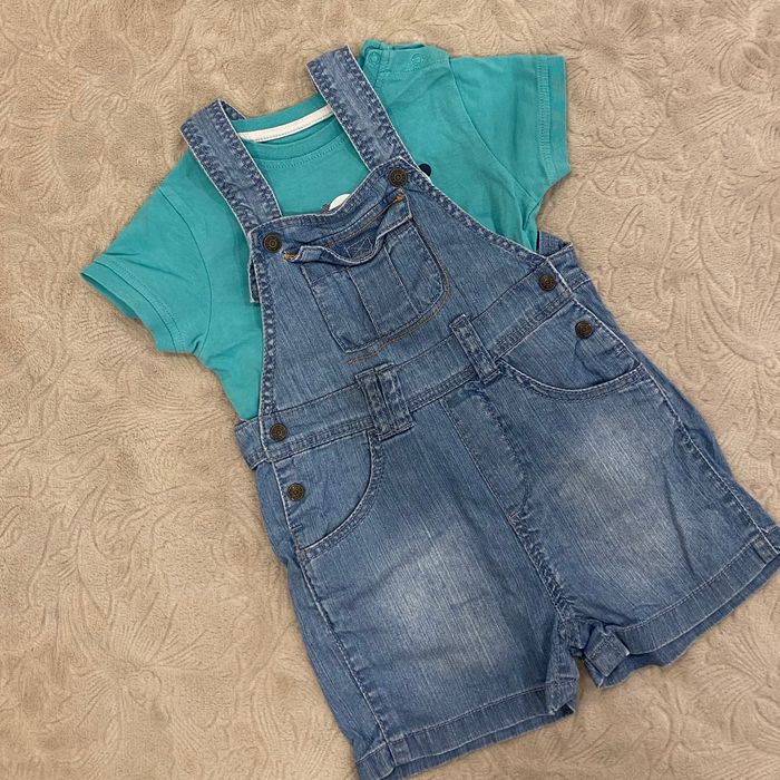 Ensemble garçon 12 mois salopette - photo numéro 2