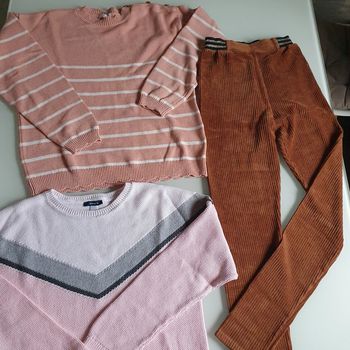 Lot Vertbaudet pulls+legging