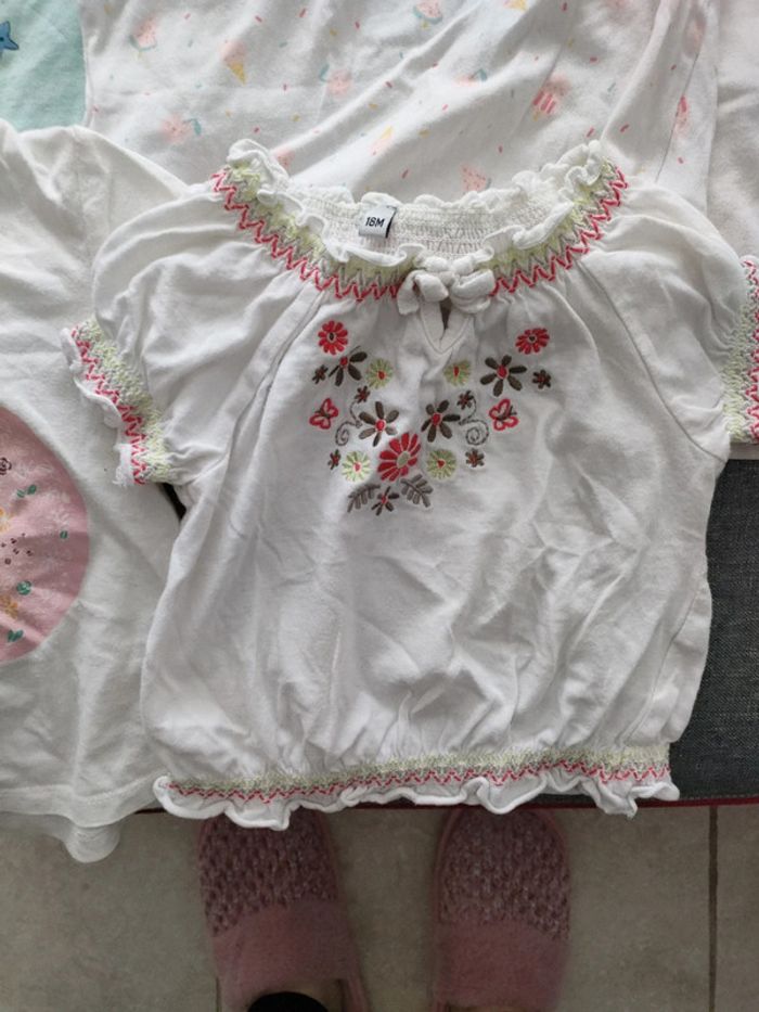 Lot tee-shirts 18 mois - photo numéro 6