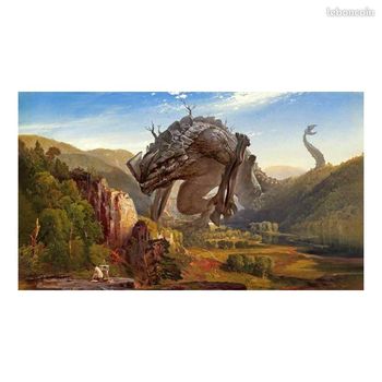 Play-mat Kaiju evening