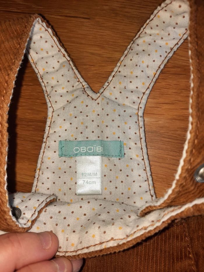 Salopette short 12 mois - photo numéro 2