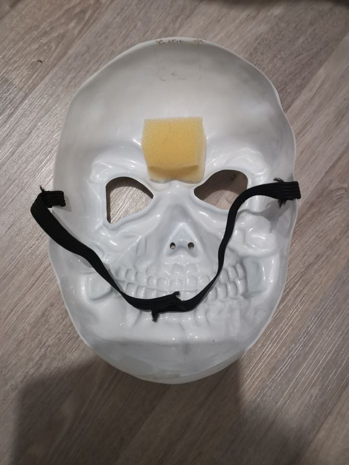 Masque tête de mort pour déguisement - photo numéro 2