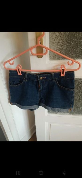 Short en jeans bleu brut Kiabi