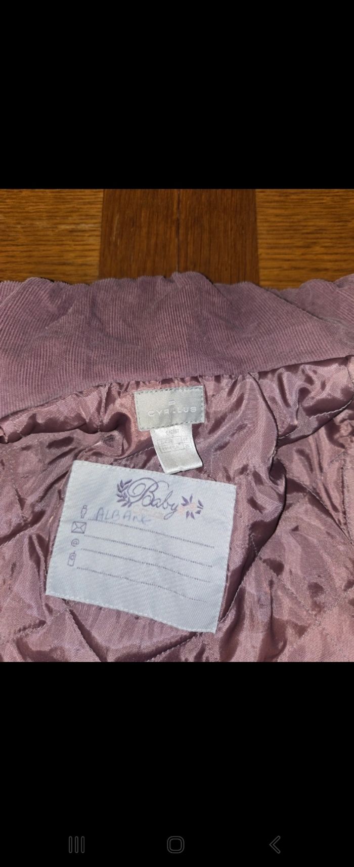Manteau velours chaud - photo numéro 4