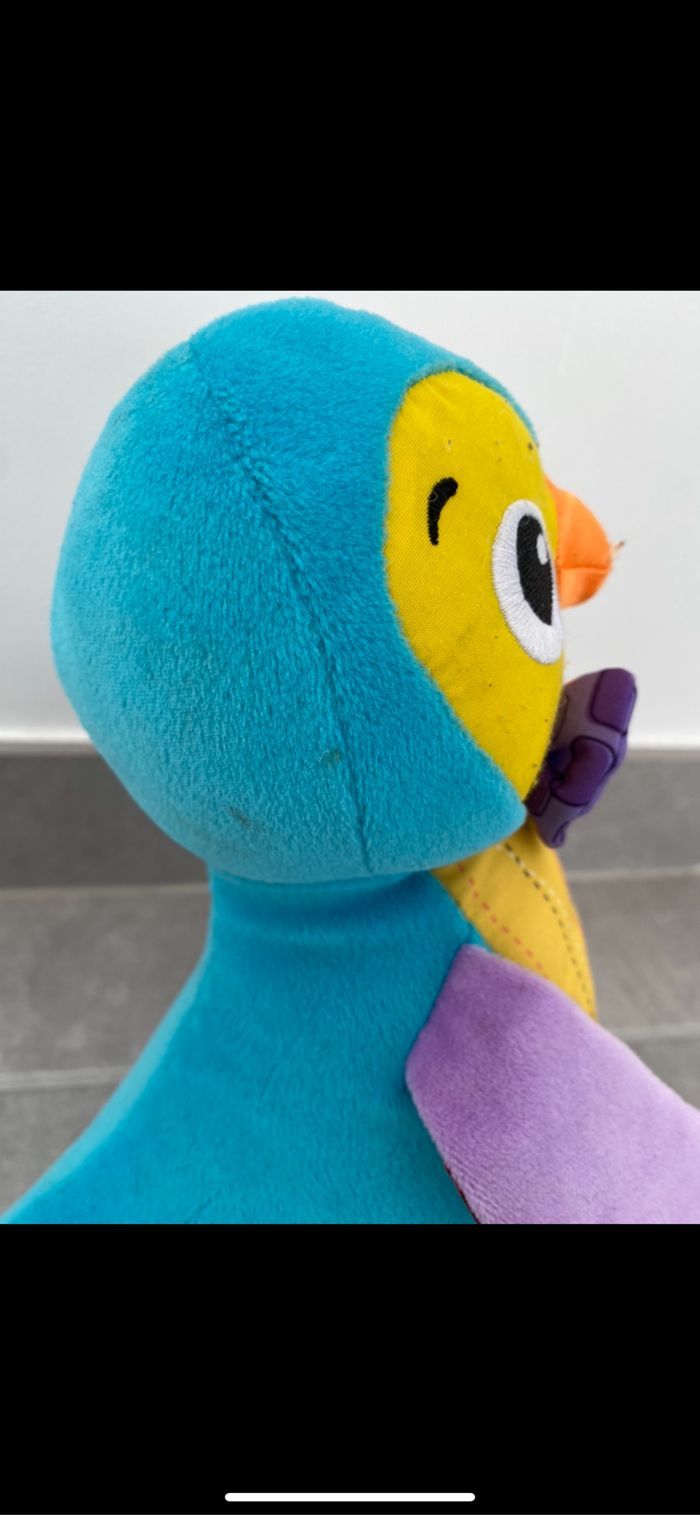 Peluche Pingouin sur roulettes à tirer - photo numéro 6