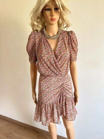 Robe imprimée neuve à manches courtes Morgan taille 38 (valeur 80€)