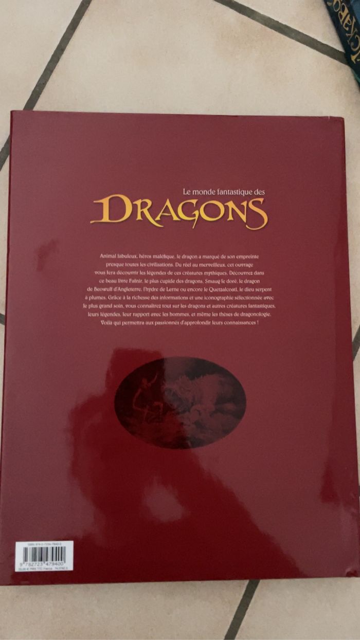 Vends livre neuf dragons