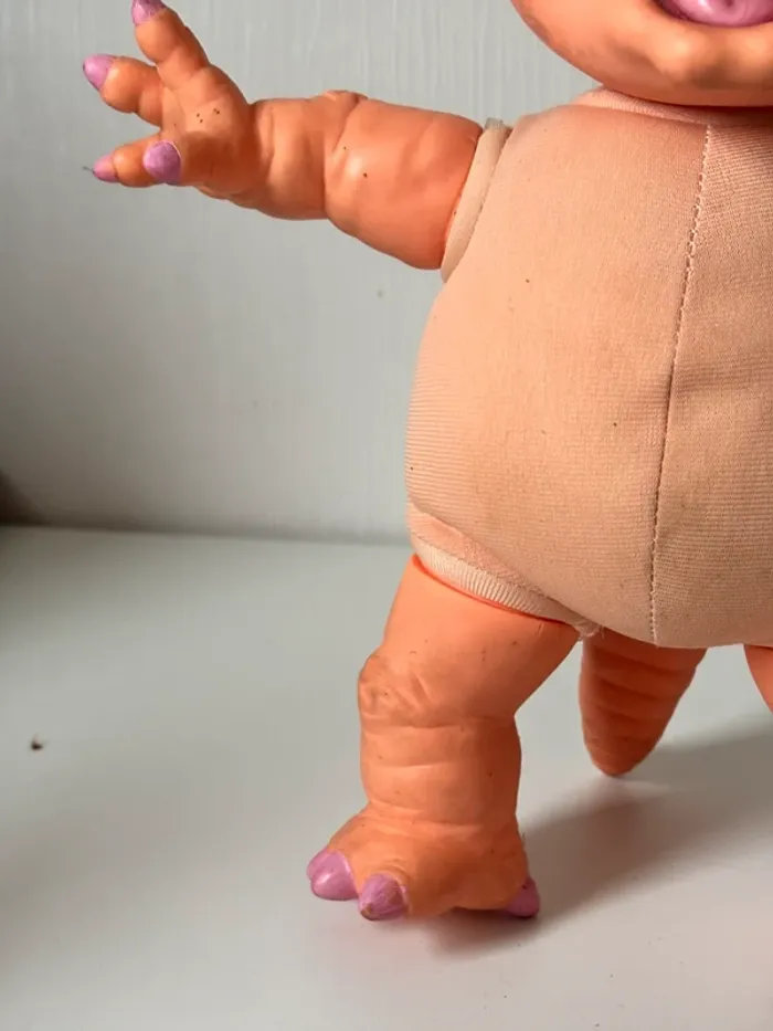 Peluche PVC bébé dinosaure babyee street kids vintage 1991 années 90 grand dinos - photo numéro 3