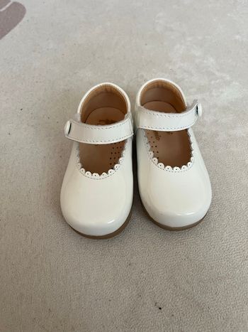Chaussures blanches vernies Boni & Sidonie