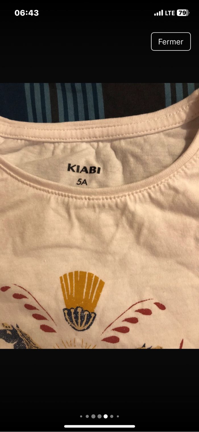 Lot de 5 t shirt fille - photo numéro 8
