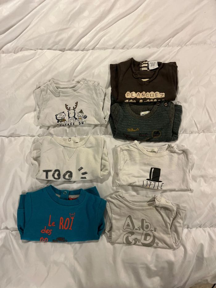 Lot tee shirts ML 3M
