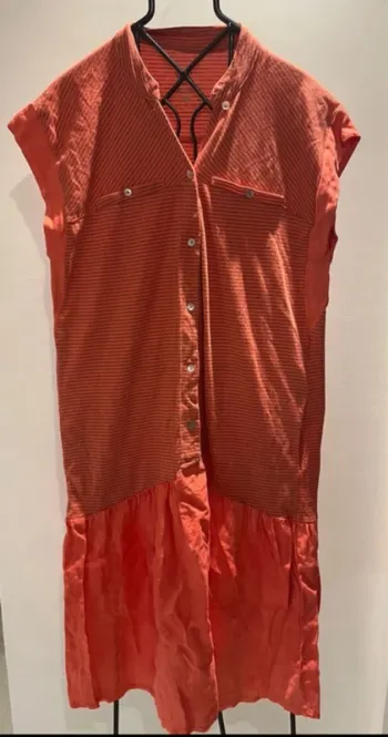 Robe boutonnée rayée Fête Taille M