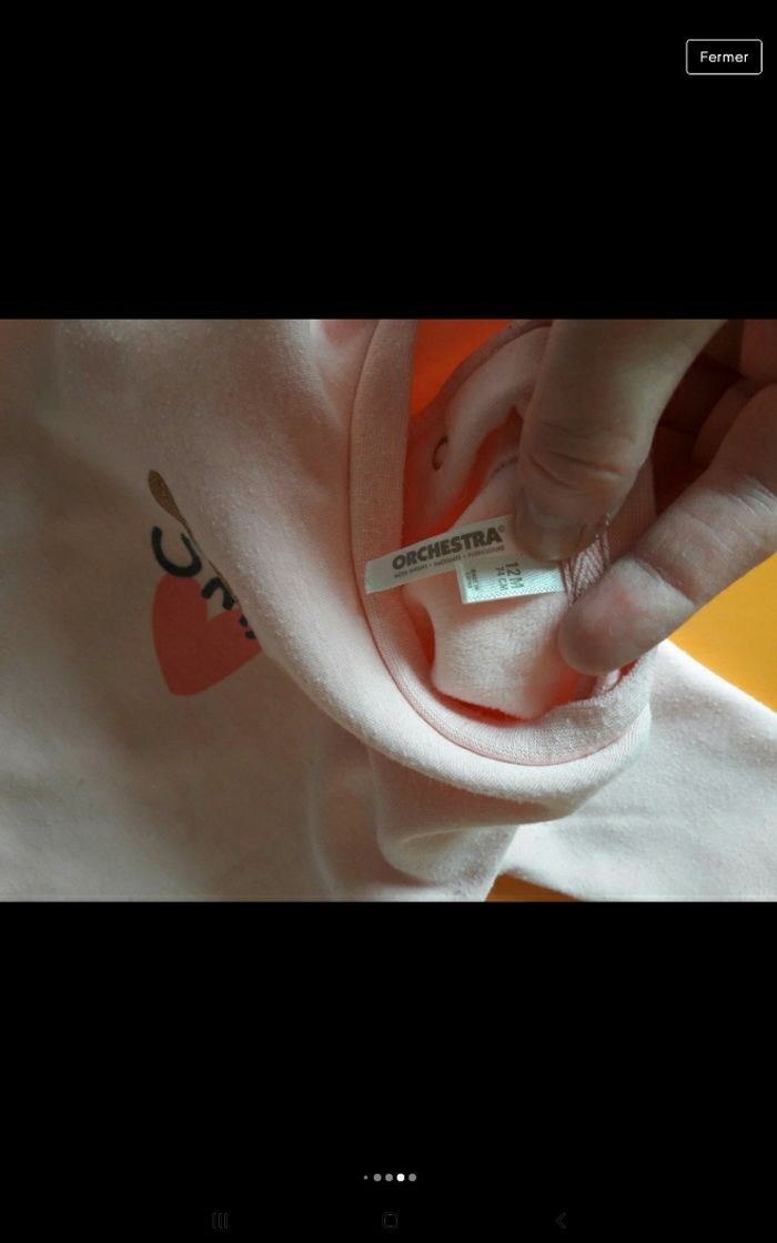 Ensemble douillet fille 12mois - photo numéro 5