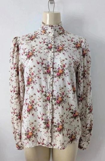 Chemisier fleuri 100% coton - British House - taille 38