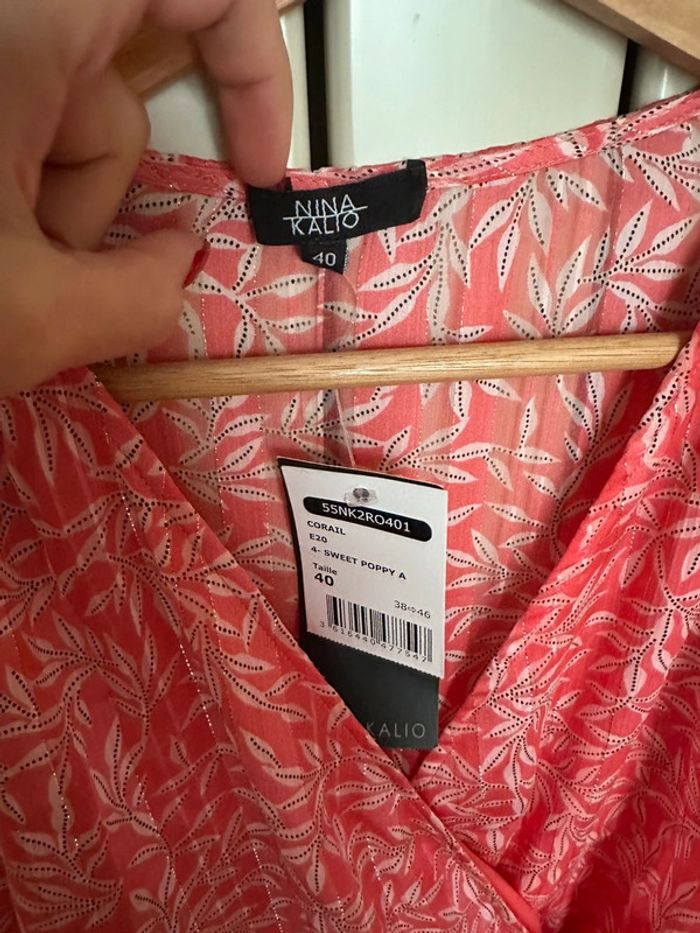 Robe d’été legere neuve taille L Nina Kalio - photo numéro 2