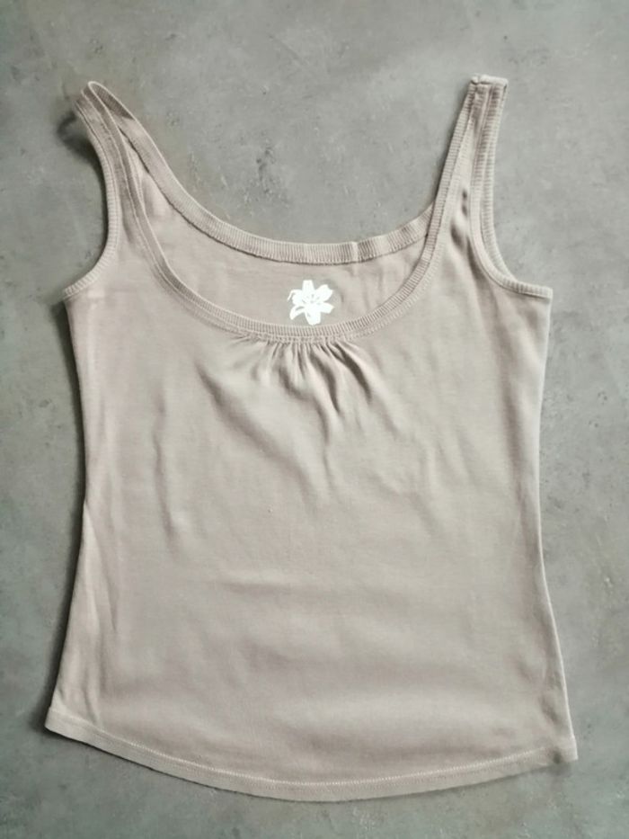 Débardeur beige Taille 1 Camaieu