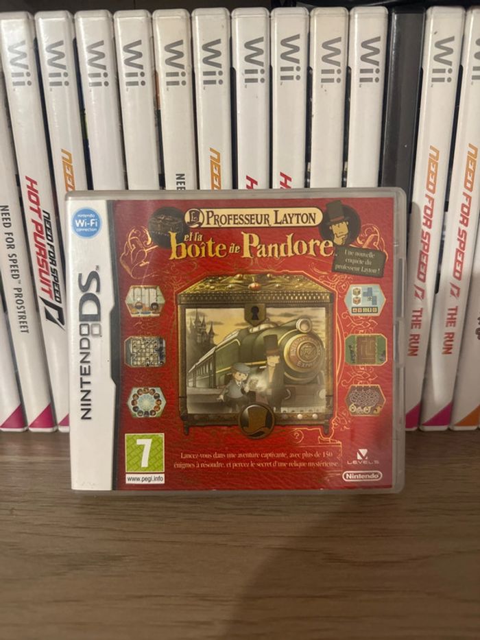 Professeur Layton et la boîte de Pandore jeu ds