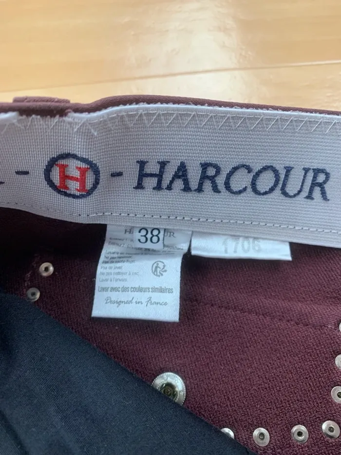 Pantalon Harcour bordeaux – Full grip – Taille 38 - photo numéro 7