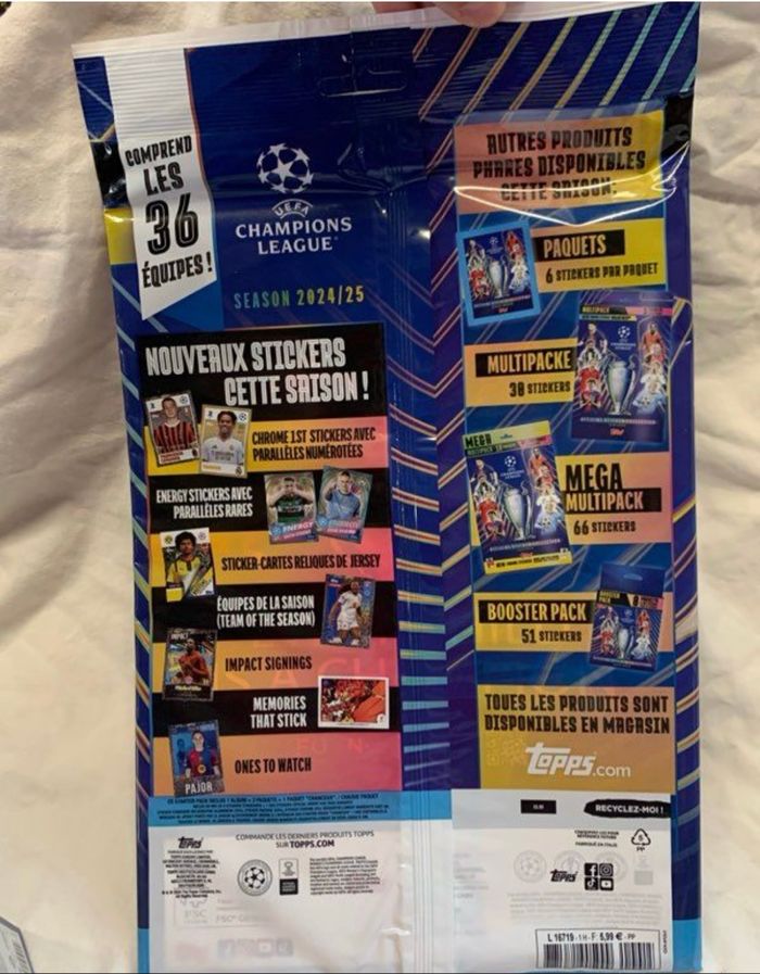 Kit Panini stickers Foot Champions League 2024/2025 ⚽️ neuf scellé - photo numéro 9