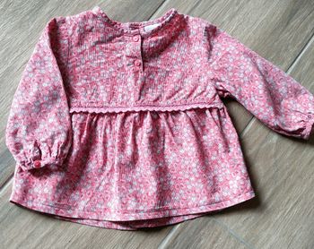 Blouse fille imprimé fleurs