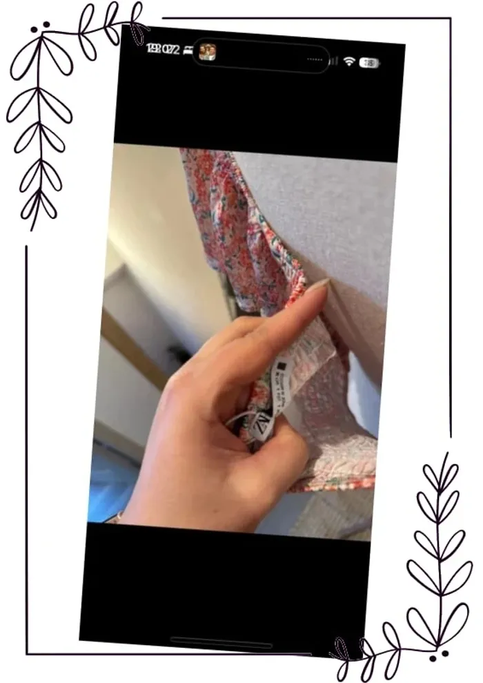 Top court d’été fleuri - photo numéro 5