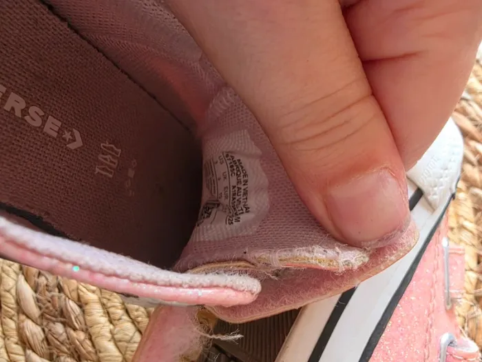 Converse rose pailleté - photo numéro 8