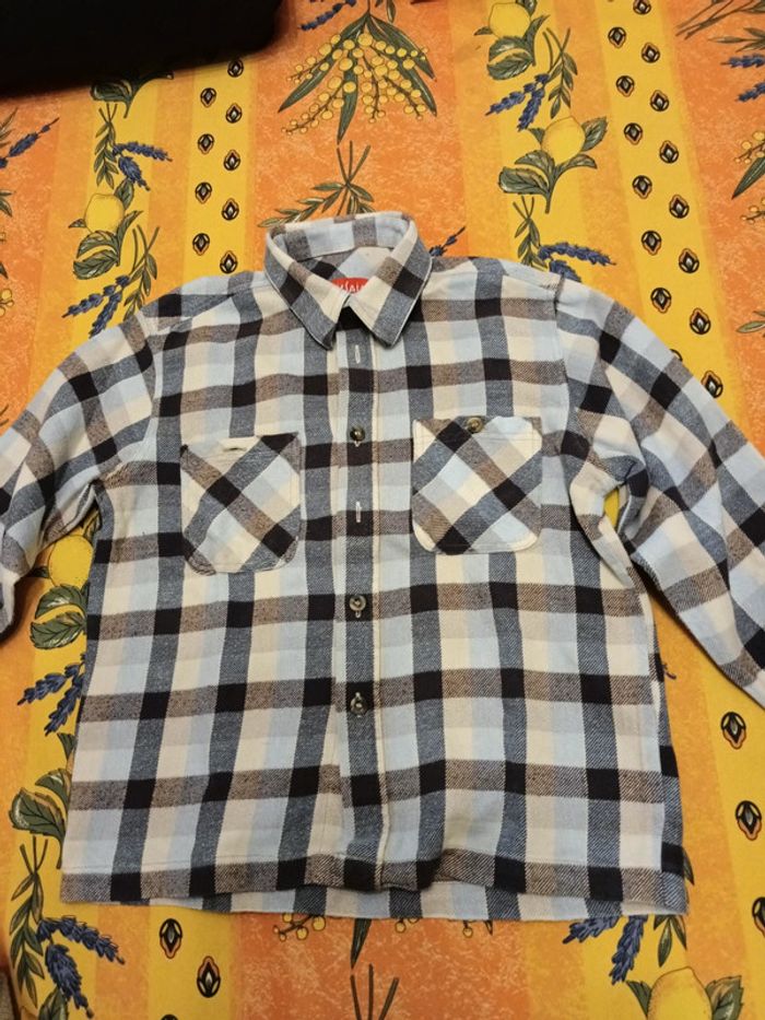 Chemise chaude garçon 6 ans tissaia