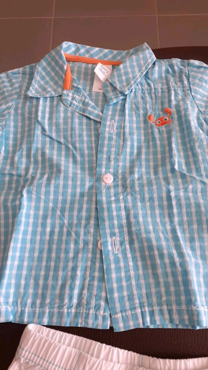 Ensemble short chemise - photo numéro 2