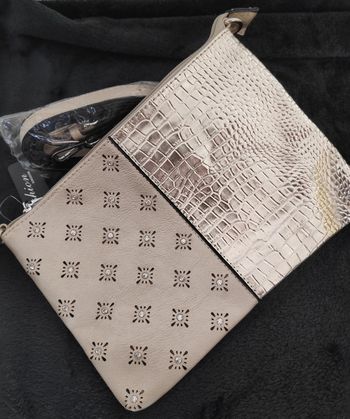 Sac bandoulière doré