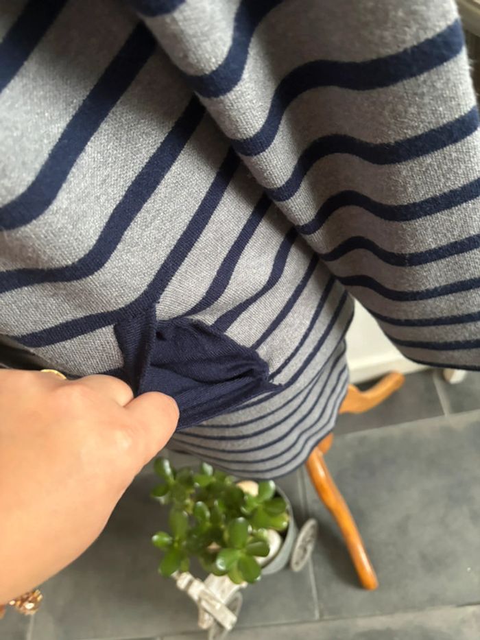 Gilet long chaud et épais Etam L - photo numéro 3