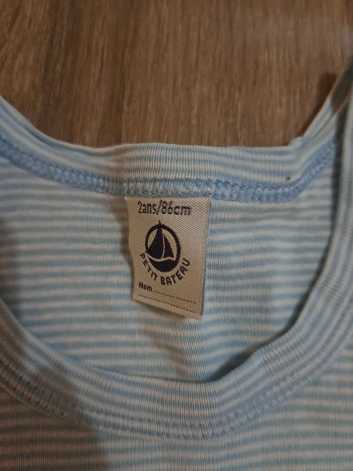 Débardeur bleu ciel Petit bateau 2 ans - 86 cm - photo numéro 3