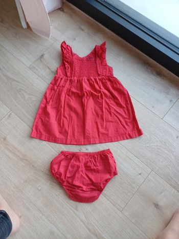 Robe rouge 24m avec short