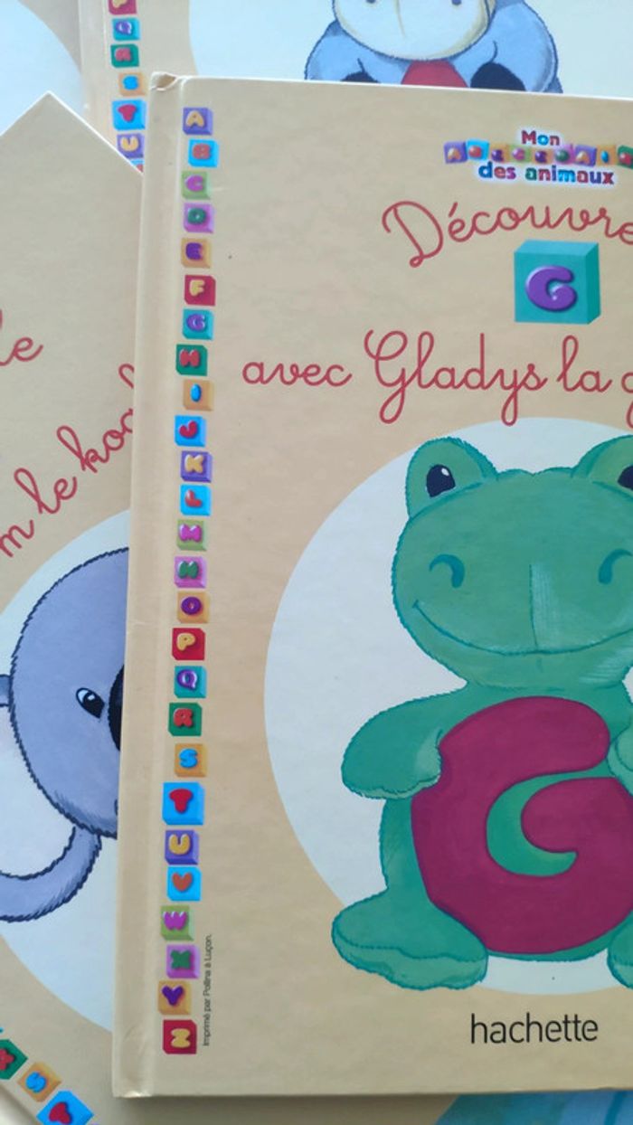 Lot de livres mon abcedaire des animaux a c g k - photo numéro 2