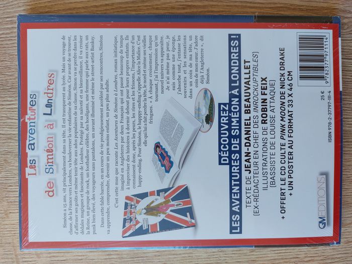 Livre "Les aventures de Siméon à Londres" + CD "Pink Moon" de Nick Drake - photo numéro 2