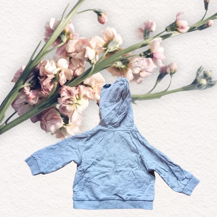 Sweat gris, panda, bébé fille taille 9 mois - photo numéro 2