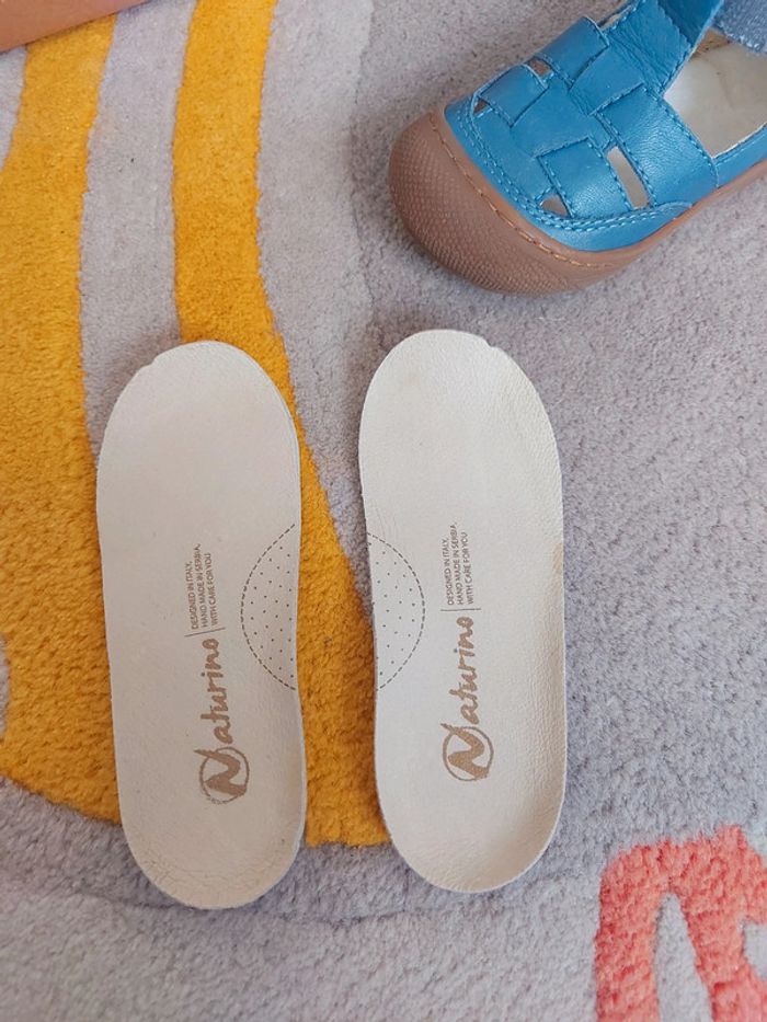 Sandales Naturino wad bleu 21 - photo numéro 3