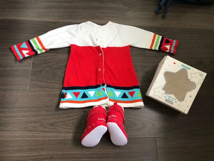 Ensemble Tuc Tuc robe et bottines 6-9 mois - photo numéro 8