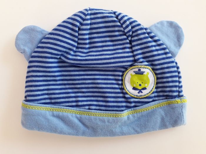 Bonnet bébé marin