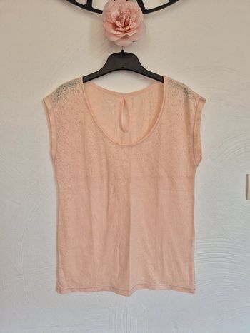 T-shirt  rose clair etam taille s