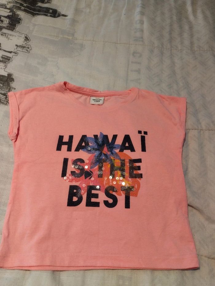 Tee shirt Hawaï Tape à l'oeil