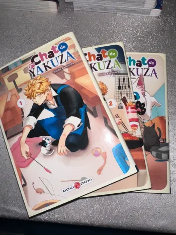 3 premier tomes " chat de yakuza "