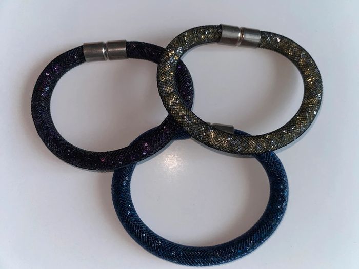 Lot de 3 bracelets résilles - photo numéro 2