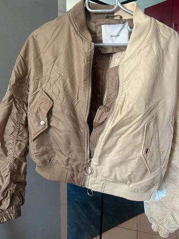 Blouson Bomber’s beige et kaki