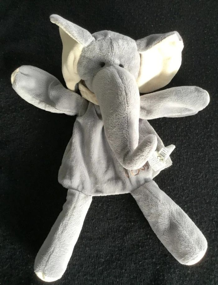 GRANDE MARIONNETTE ELEPHANT - HISTOIRE D'OURS