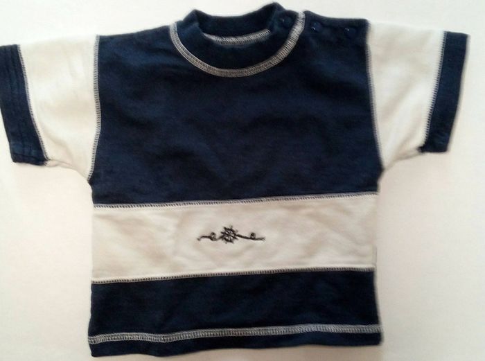 #lot 4 Pièces 12 Mois - 1 Sweat Manche Courte, 2 Polos, 1 Débardeur - photo numéro 3