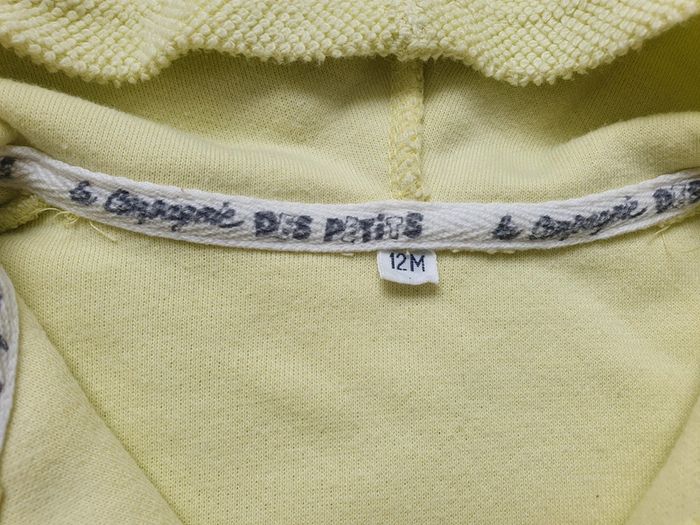 Gilet à boutons avec capuche vert anis La compagnie des petits 12 mois - photo numéro 11