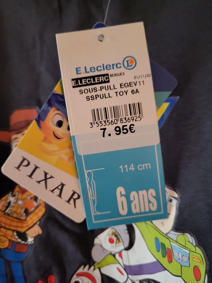 T-shirt à col roulé Toy Story neuf - photo numéro 3