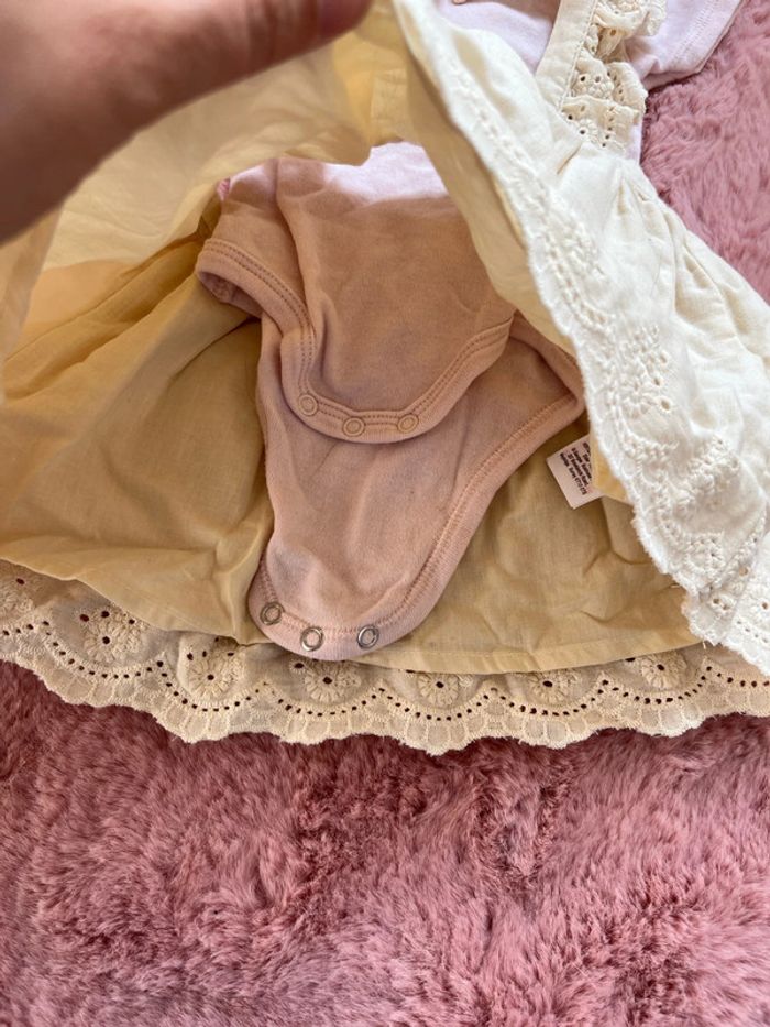 Robe été Bodie + robe 3 mois bébé fille - photo numéro 4